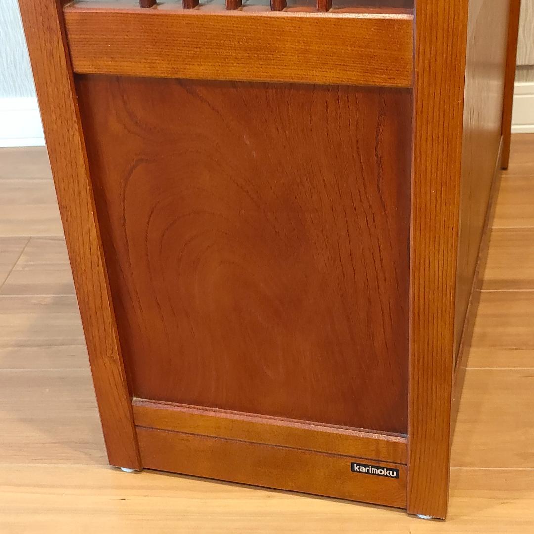カリモク　和　チェスト　茶箪笥　欅　飾り棚