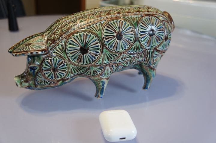 北欧の豚(大)の貯金箱