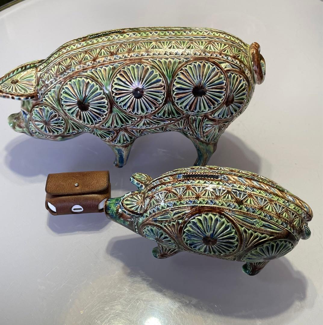 北欧の豚(大)の貯金箱