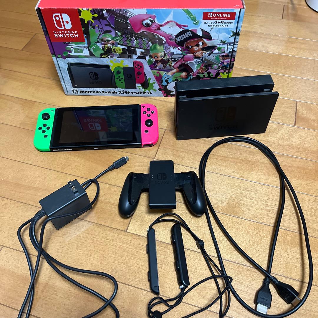 Nintendo Switch 本体　スプラトゥーン2ソフト付き