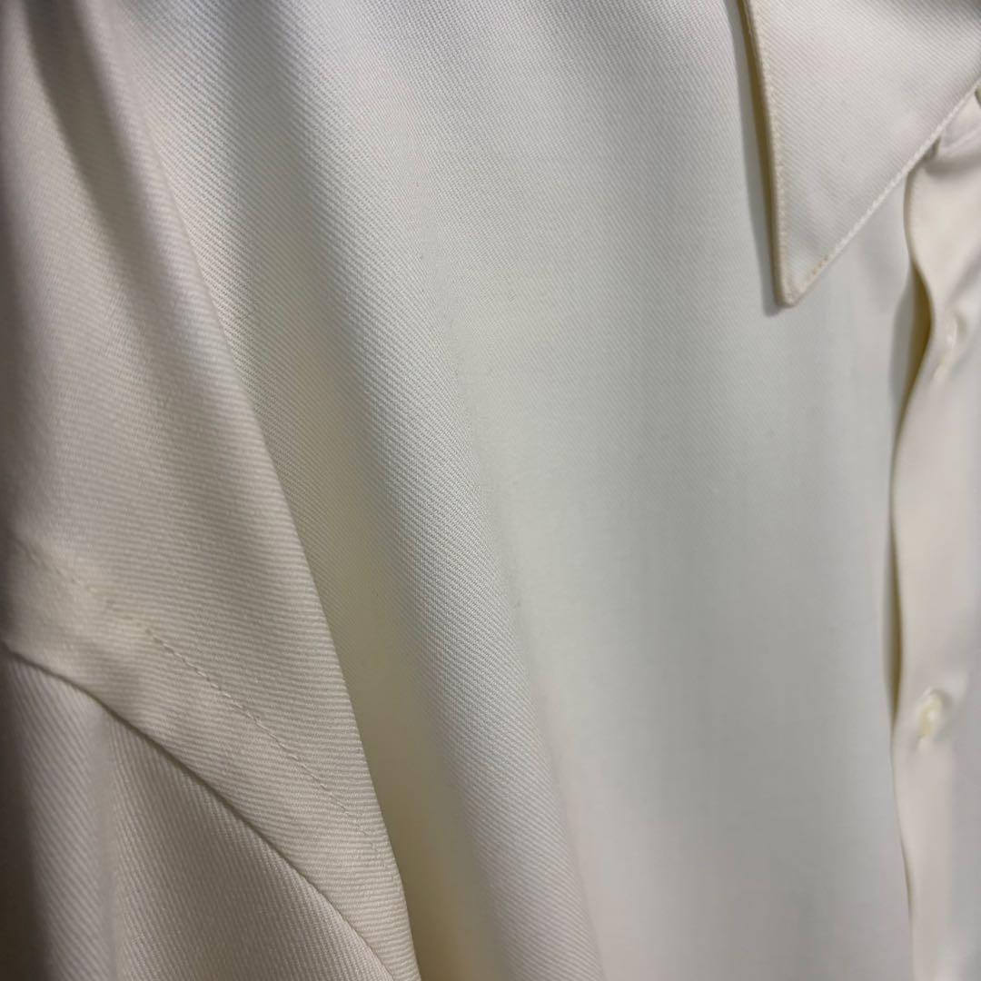 【新品未使用】MB ULTIMATE尾州ウール パーマネントシャツSオフホワイト