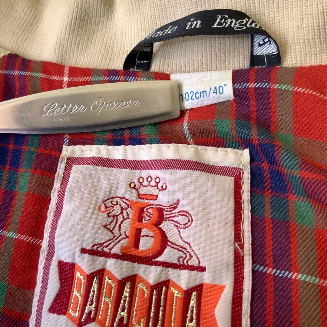 BARACUTAバラクータ G9 スイングトップ40カーキ 英国製OPTIジップ