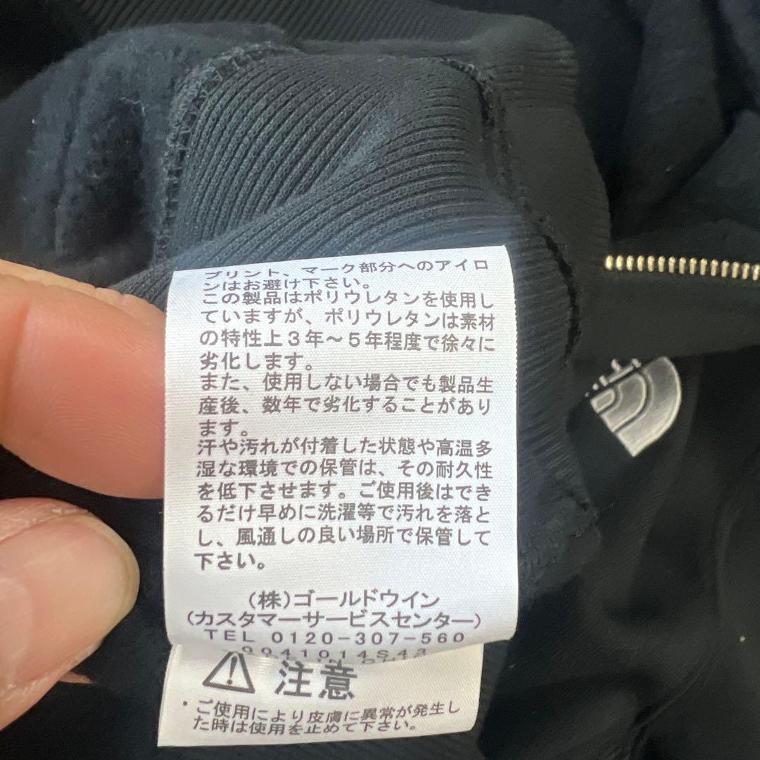 B*u様 未使用品タグ付きノースフェイスジップパーカーブラックMサイズ
