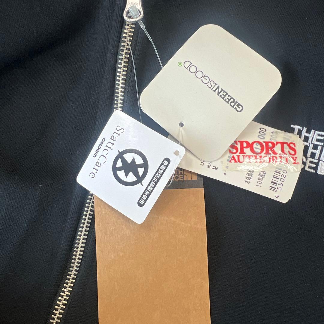 B*u様 未使用品タグ付きノースフェイスジップパーカーブラックMサイズ