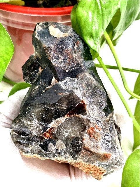 AAA級【魔除け】◆天然モリオン(黒水晶）クラスターYT8C6/170C15C