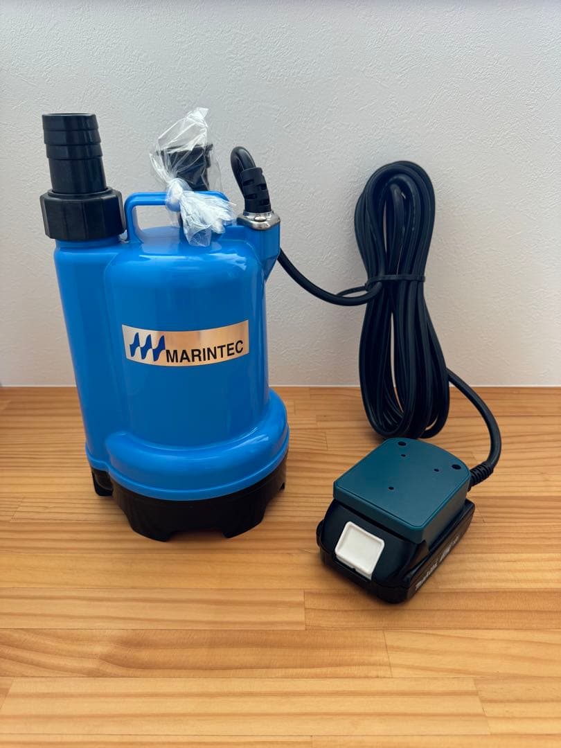 【25】水中ポンプ 海水対応 毎分100L マキタ18Vバッテリ