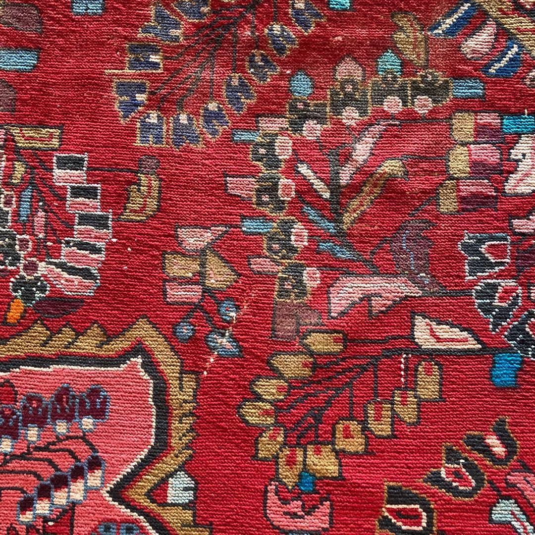 ヴィンテージラグ　トライバルラグ　ハマダン　超大判