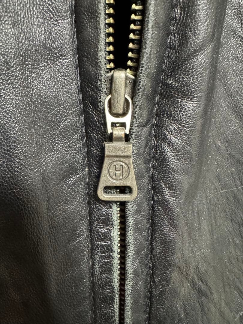 HATHAWAY ブラックレザー ジャケット Mサイズ