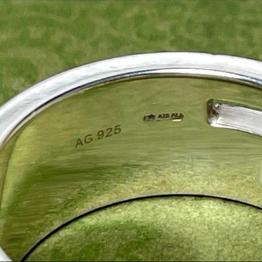 GUCCIグッチ ブランデッドGリング 12号 シルバー925