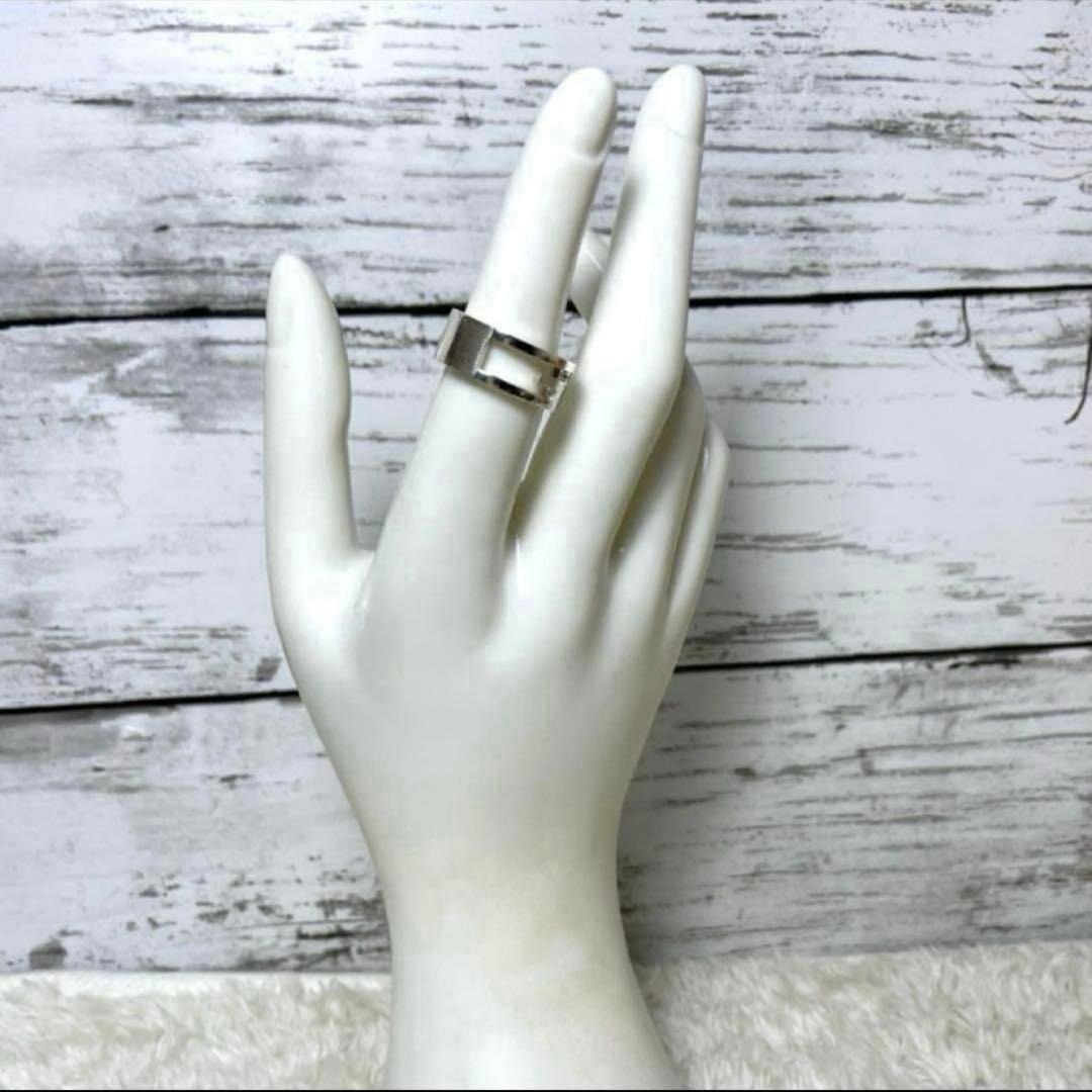 GUCCIグッチ ブランデッドGリング 12号 シルバー925