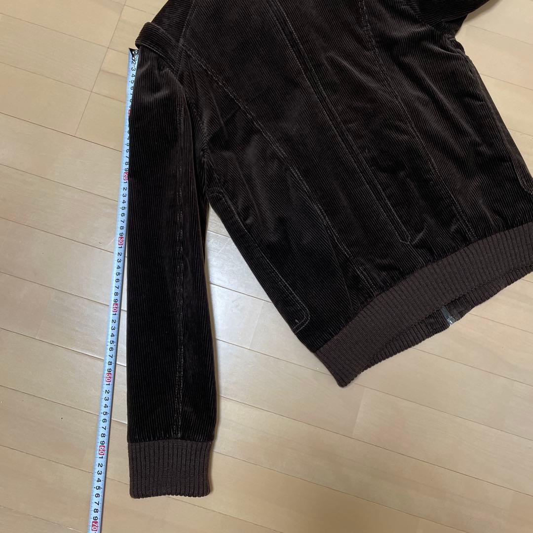 ヴェロニクブランキーノ コーデュロイ ブラウン ブルゾン　46