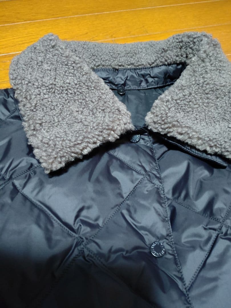 アンフィーロ　TAIONコラボ ボア襟 リバーシブルダウン