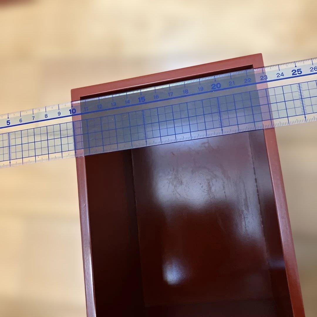 木製階段状引き出し収納