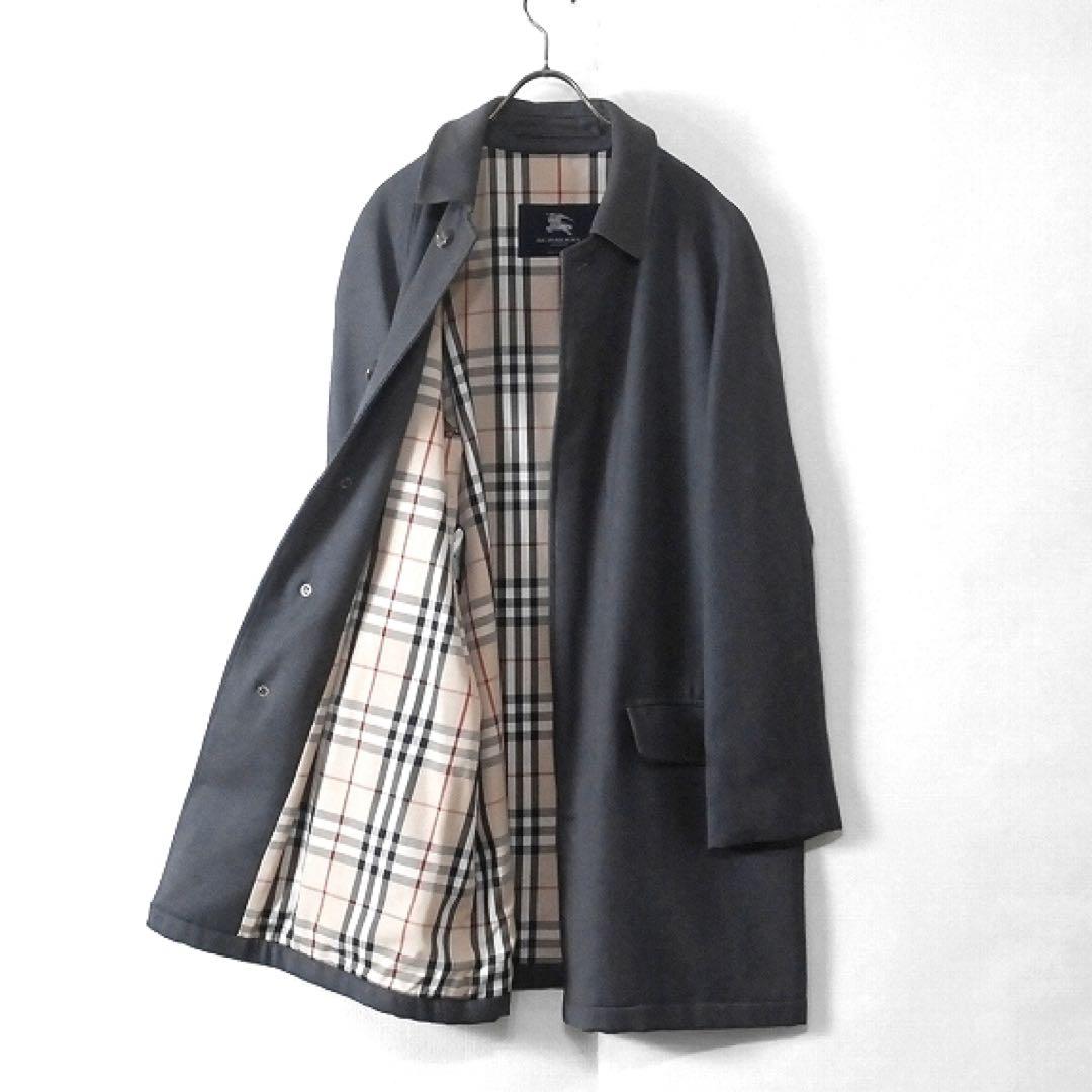 バーバリー ロンドン / ウール ステンカラー イギリス製 バルマカーン グレー