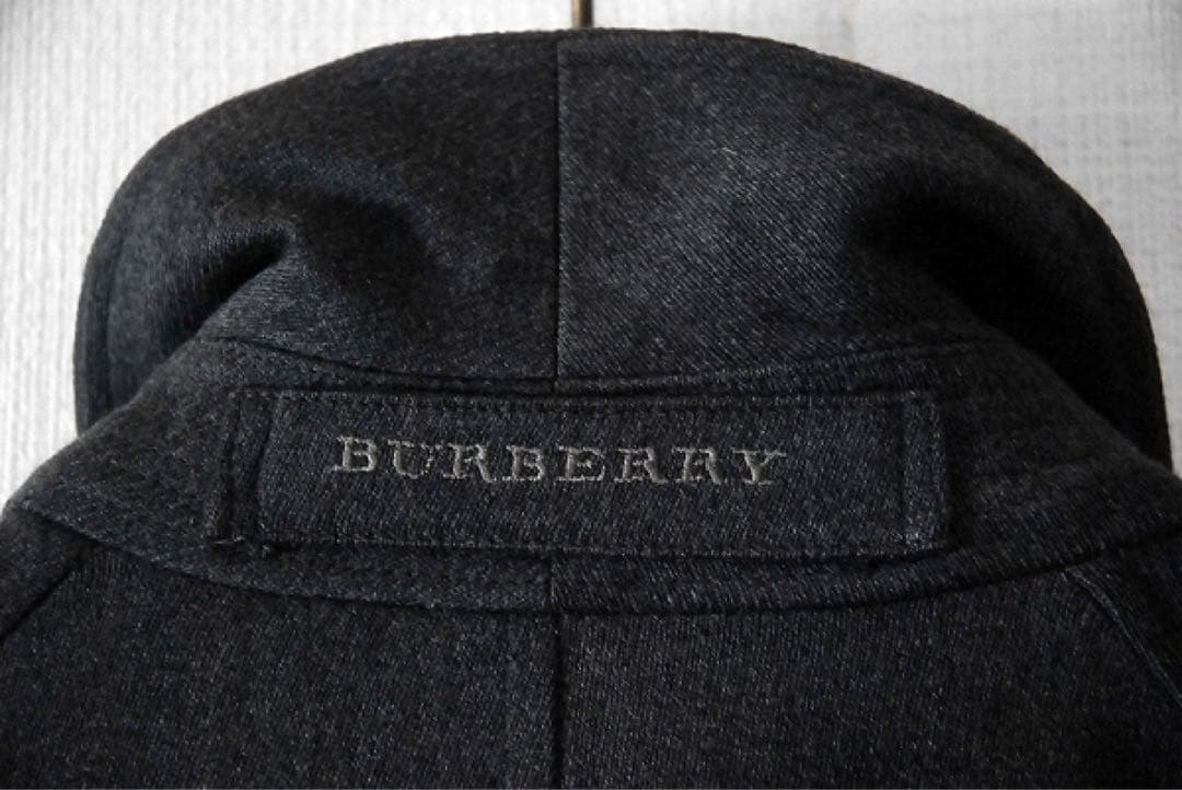 バーバリー ロンドン / ウール ステンカラー イギリス製 バルマカーン グレー