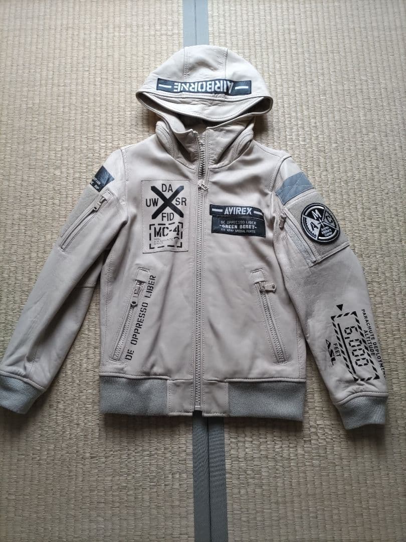 AVIREX　ラムレザー HALO　超美品　トロトロな柔らかさ