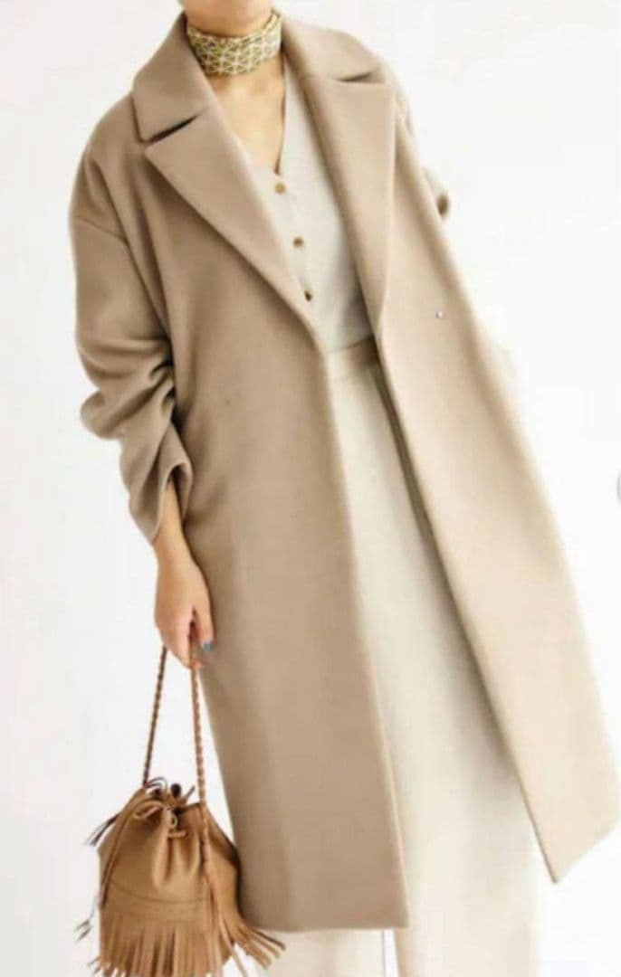 美品！ IENA MANTECO オーバーチェスターコート ベージュ