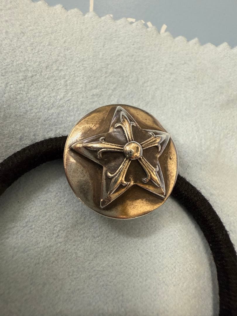 確実正規品 クロムハーツ スターヘアゴム ヘアバンド