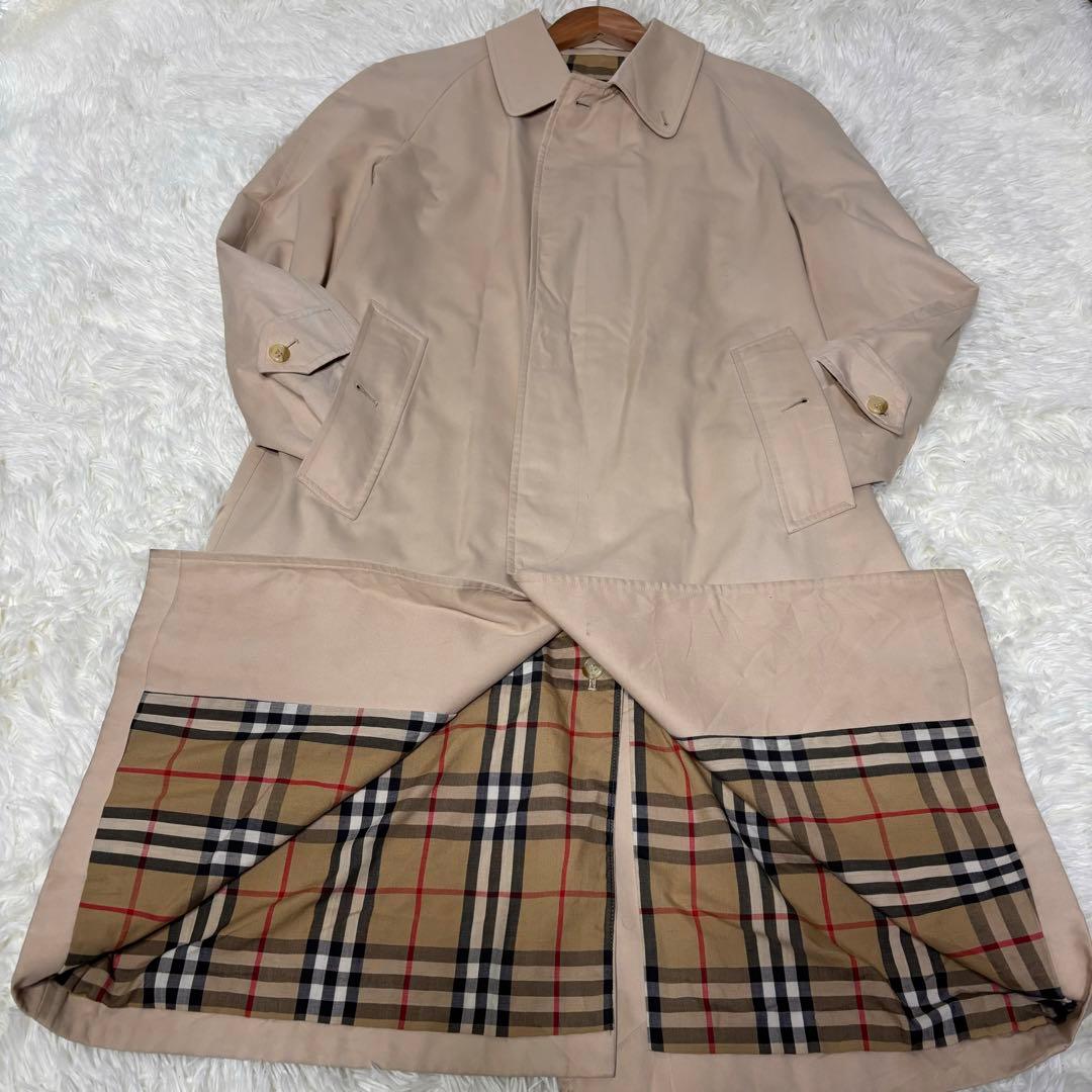 英国製　Bubberrys ステンカラーコート　ヴィンテージ　ノバチェック