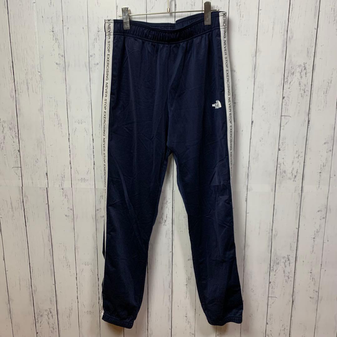 ノースフェイス セットアップ ジャージ メンズ M 紺 ストレッチ ウェア 上下