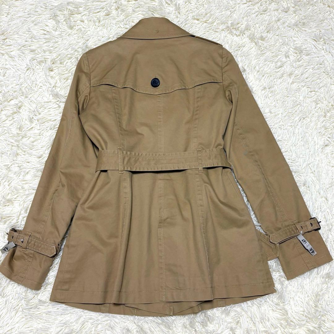 バーバリーブルーレーベル トレンチコート ノバチェック ベルト ライナー付き L