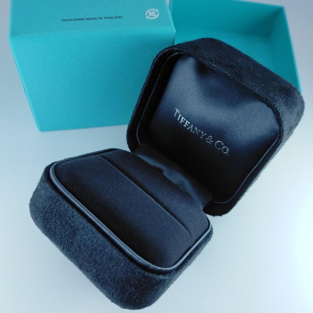 ●SALE●【ティファニー】フラット　バンド　ダイヤ　３Ｐ　１６号　2297