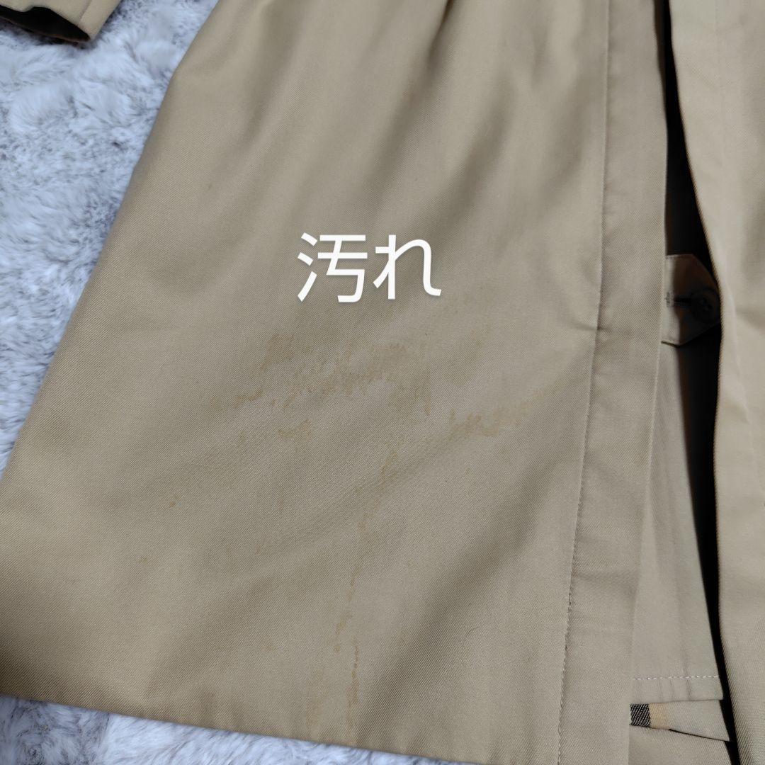 訳あり Burberry バーバリー トレンチコート ノバチェック ベルト