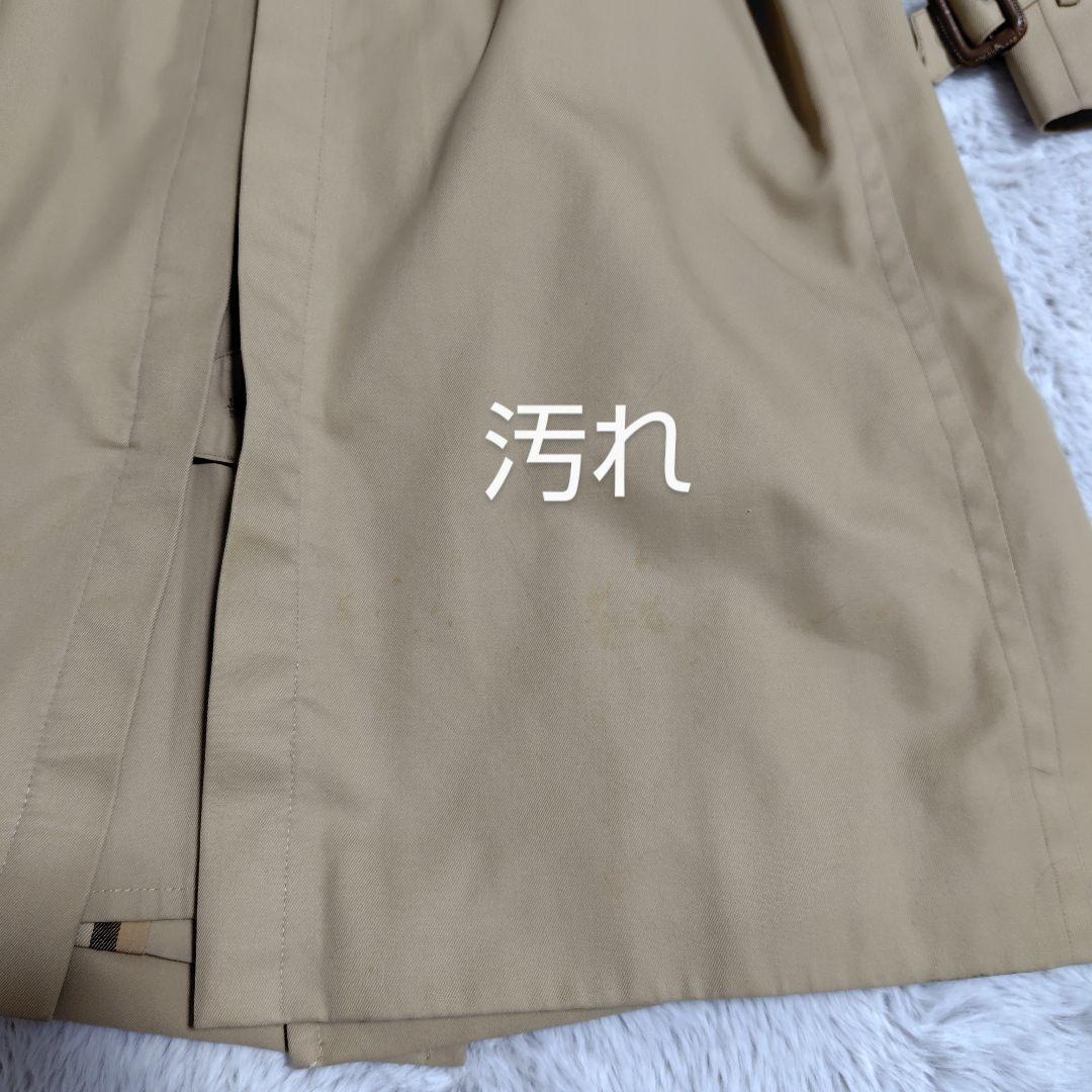 訳あり Burberry バーバリー トレンチコート ノバチェック ベルト