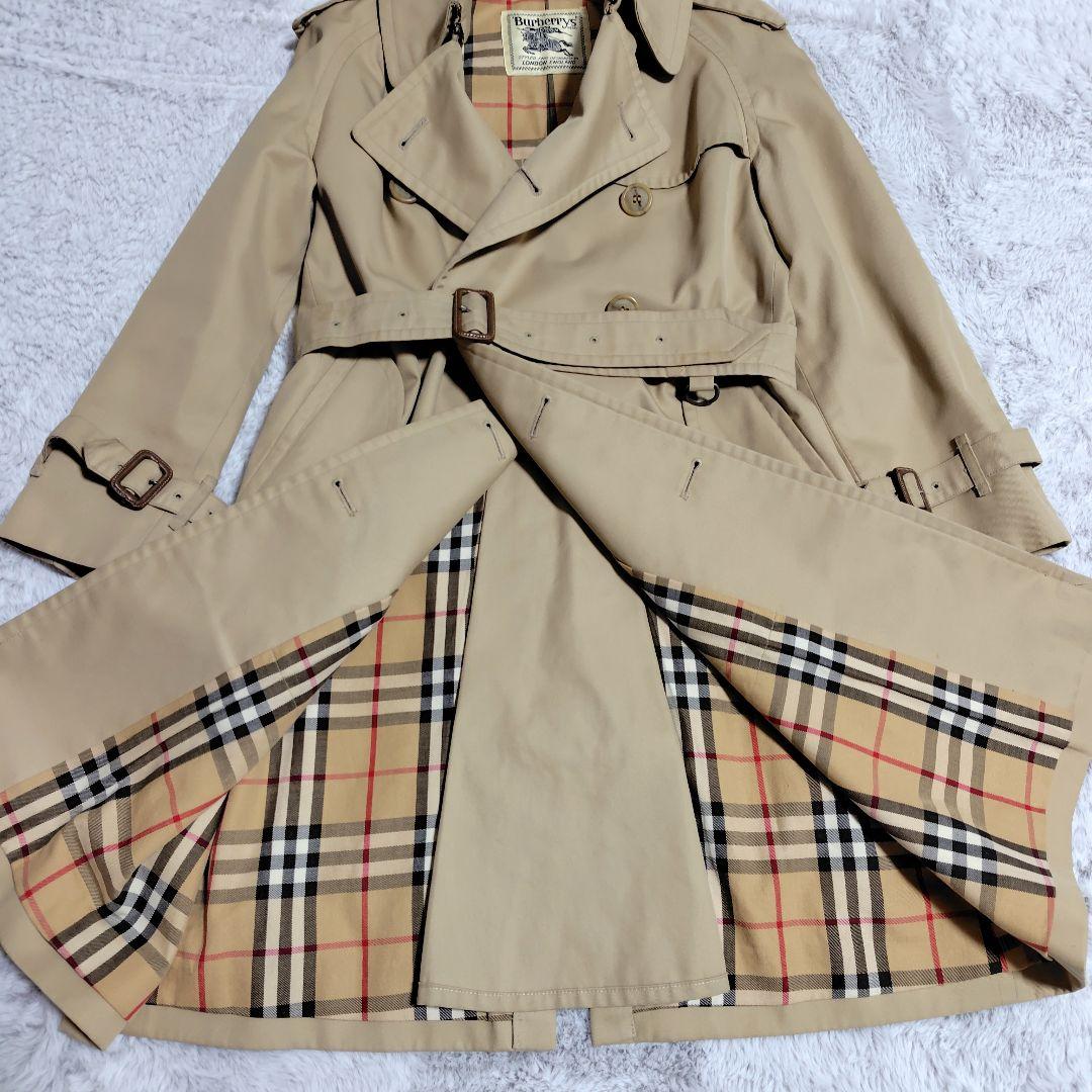 訳あり Burberry バーバリー トレンチコート ノバチェック ベルト