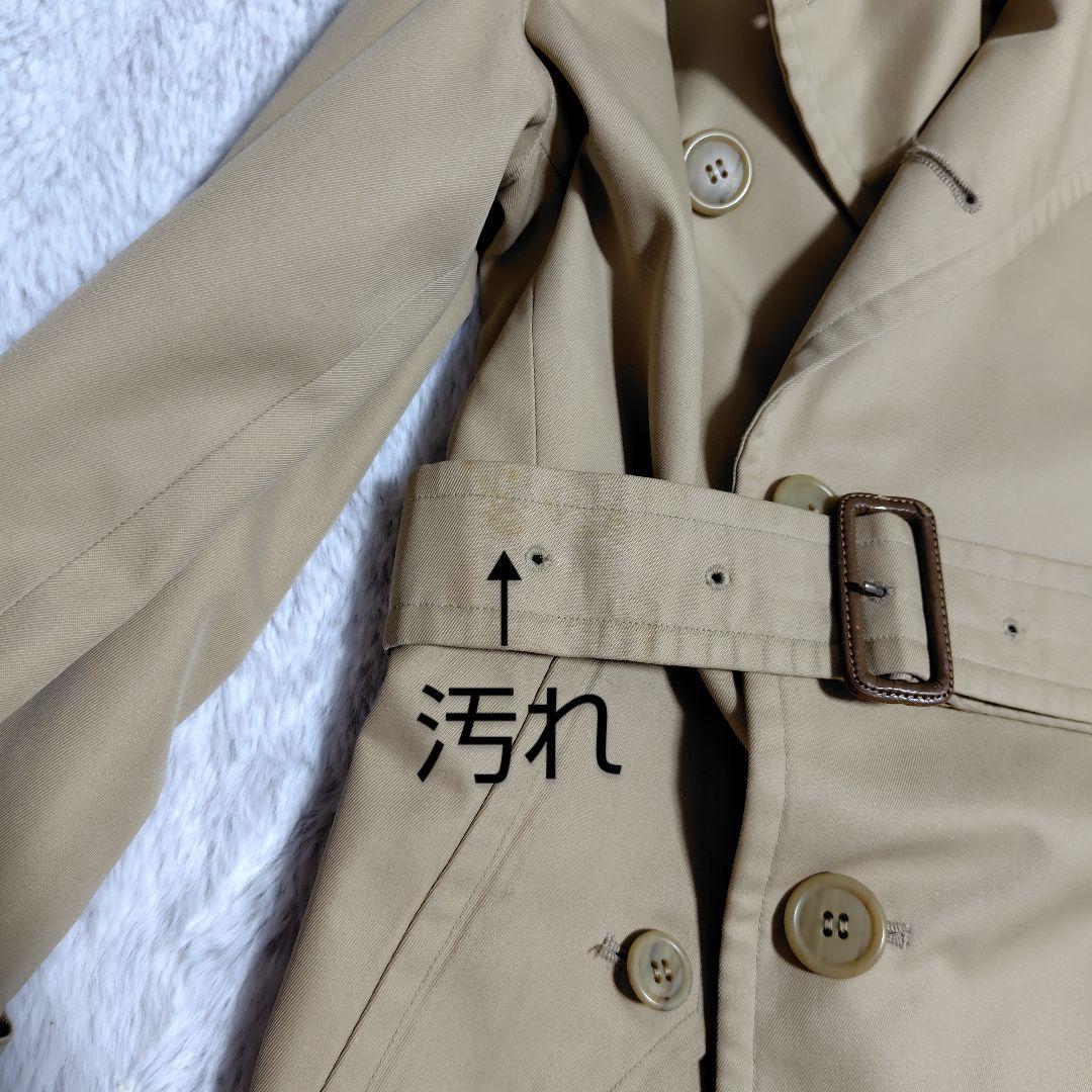 訳あり Burberry バーバリー トレンチコート ノバチェック ベルト