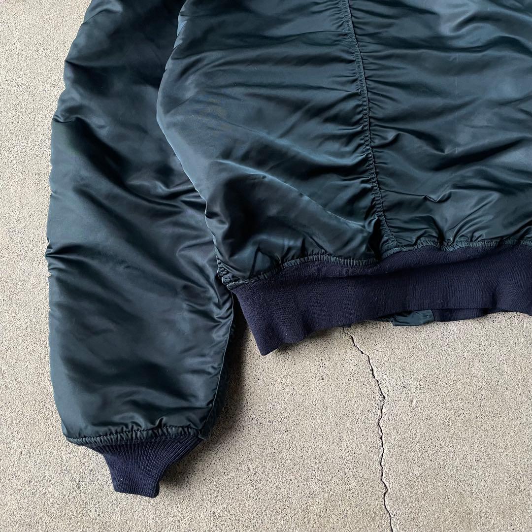 ジャケット・アウター 90s ALPHA N-2B flight bomber jacket navy