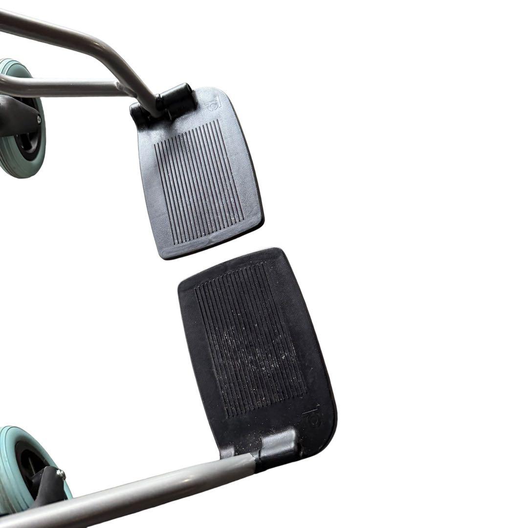 美品 Care-Tec 車椅子 CA-10SU レッド 折りたたみ 自走式