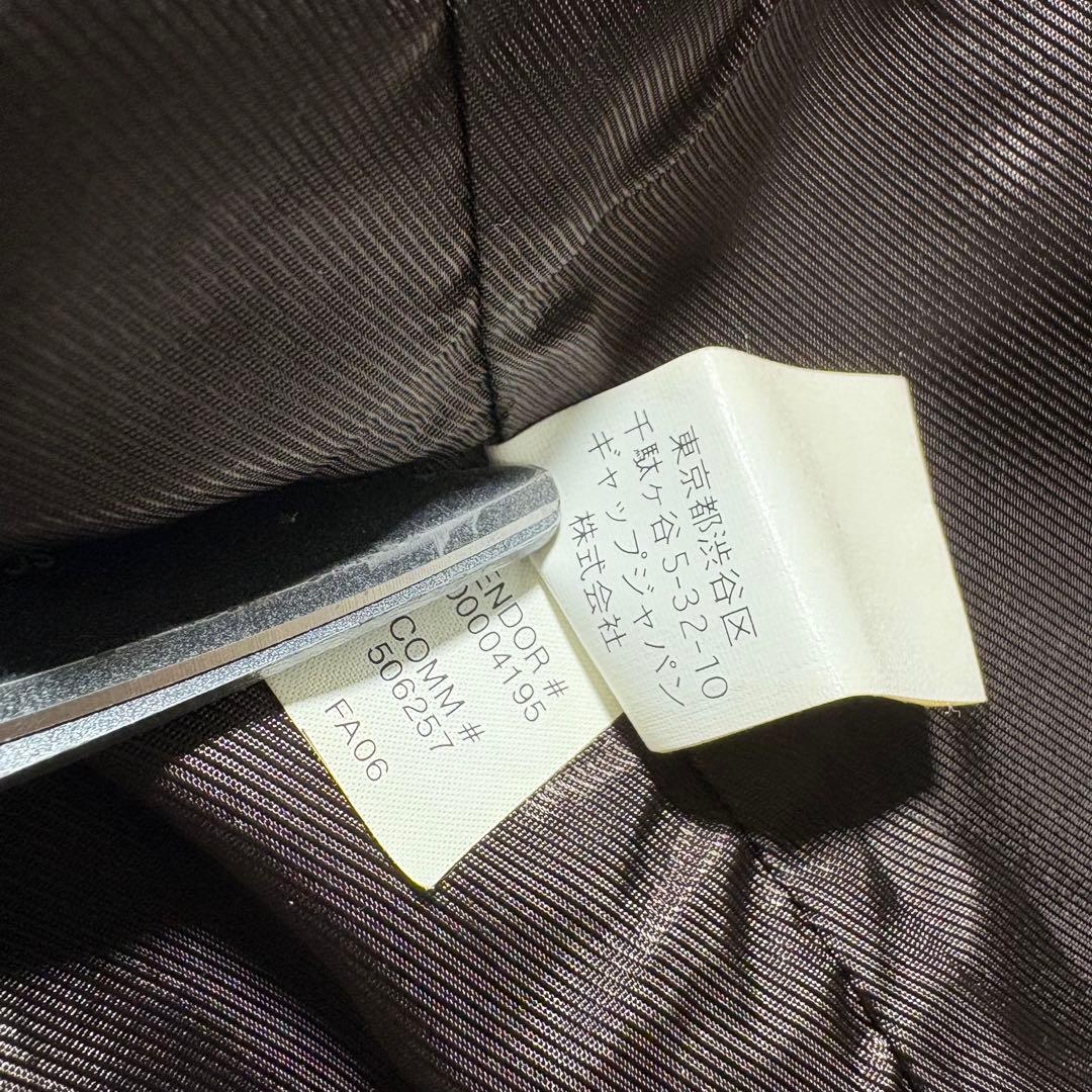 バナナリパブリック　レザーテーラードジャケット　羊　ブラウン　M シープ