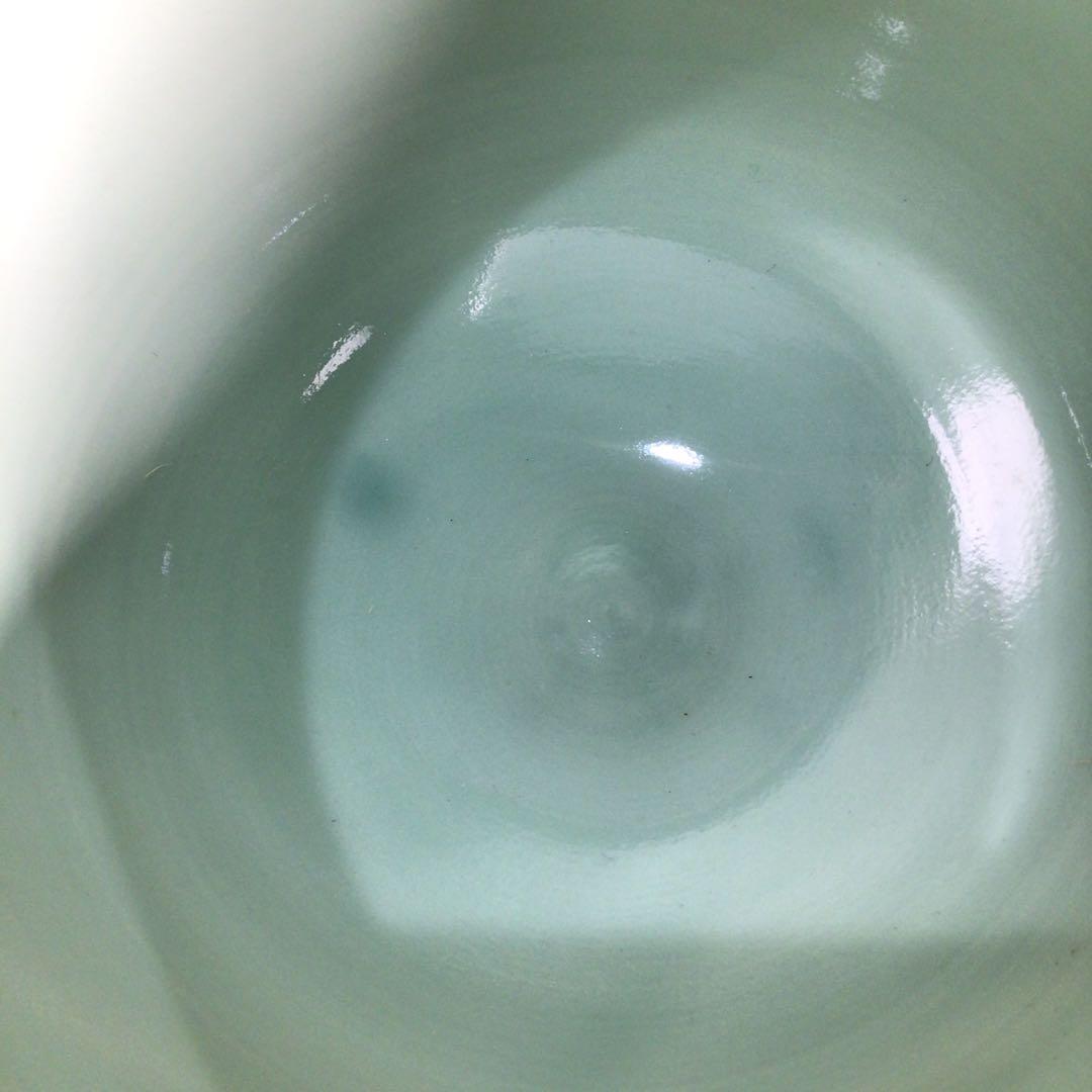 Ｍ１４６　皆具　『平安祥堂造』『飛青磁』『水指　建水　蓋置　杓立』　共箱　茶道具