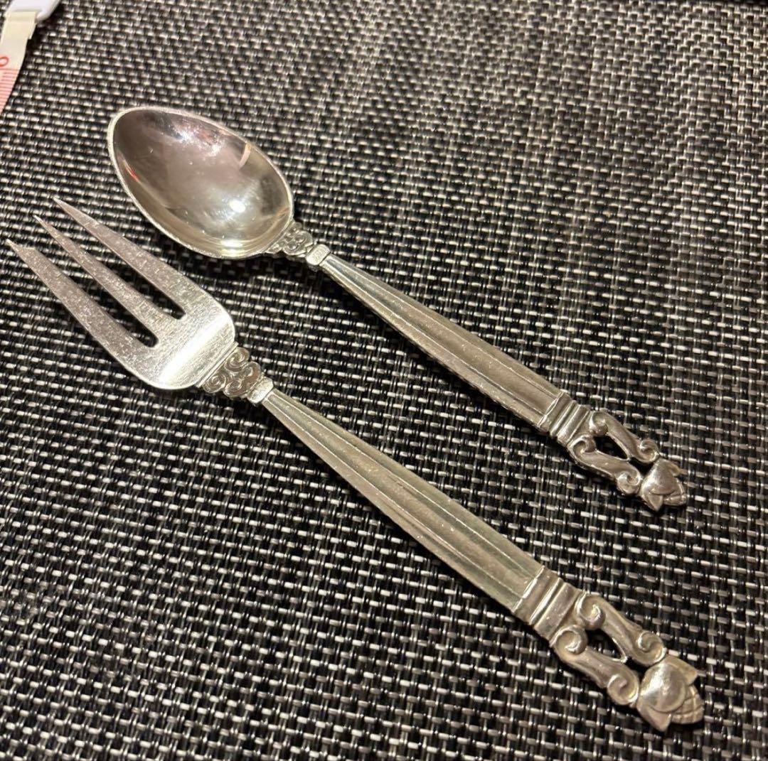 ジョージジェンセン　カトラリーセット　北欧ビンテージ