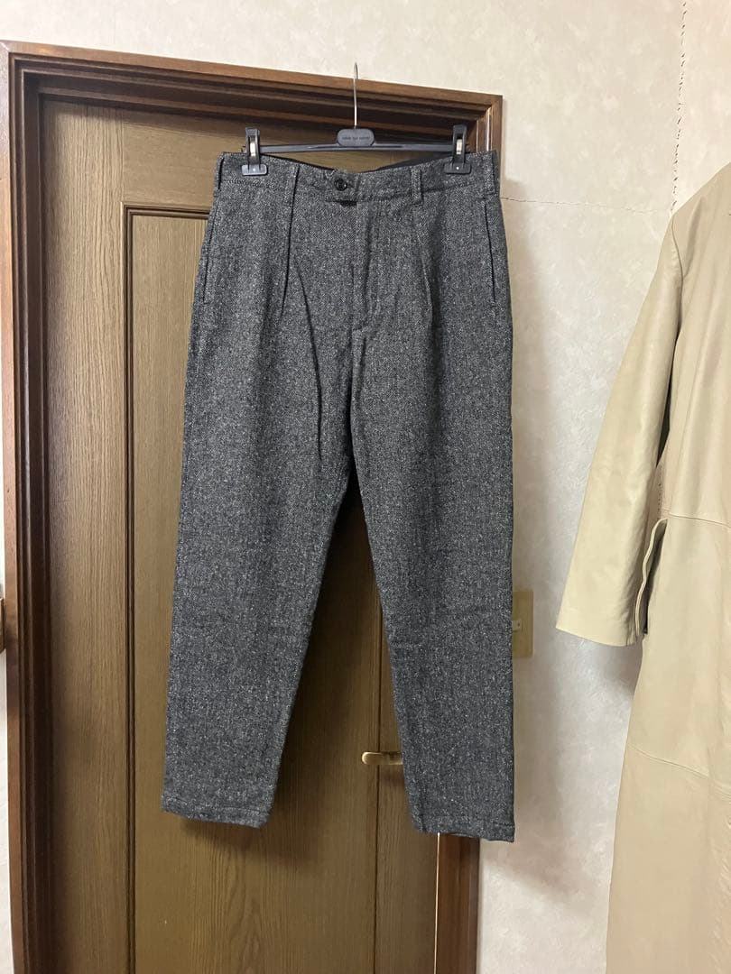 engineered garments ヘリンボーン　ウール混パンツ