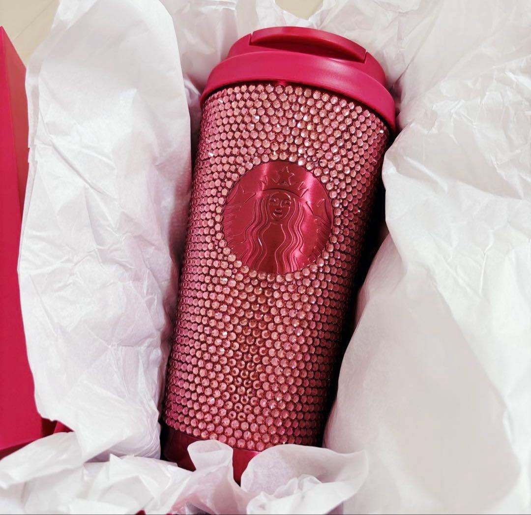 スターバックス バレンタイン2026ステンレスタンブラーラインストーン473ml