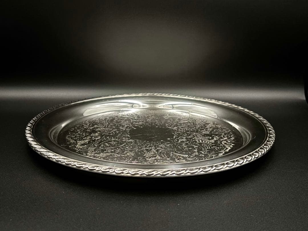 専用 アメリカ　ヴィンテージ　ONEIDA オネイダ　シルバープレート　トレイ