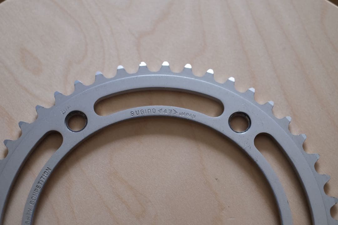 スギノ　マイティコンペ　クランクセット167mm/47T BIA 競輪　ピスト