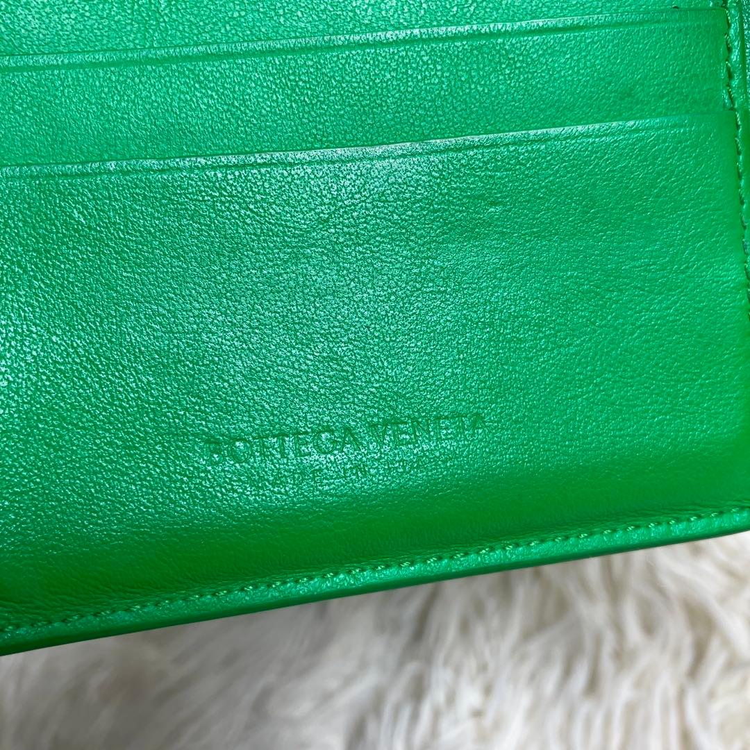 【良品】 ボッテガヴェネタ 二つ折り カセット パラキート IC内蔵