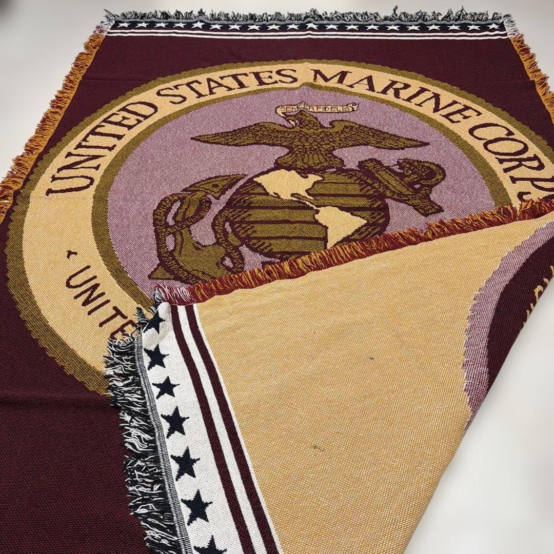 米軍　海兵隊　マルチカバー　ソファカバー　ヴィンテージラグ　184x124