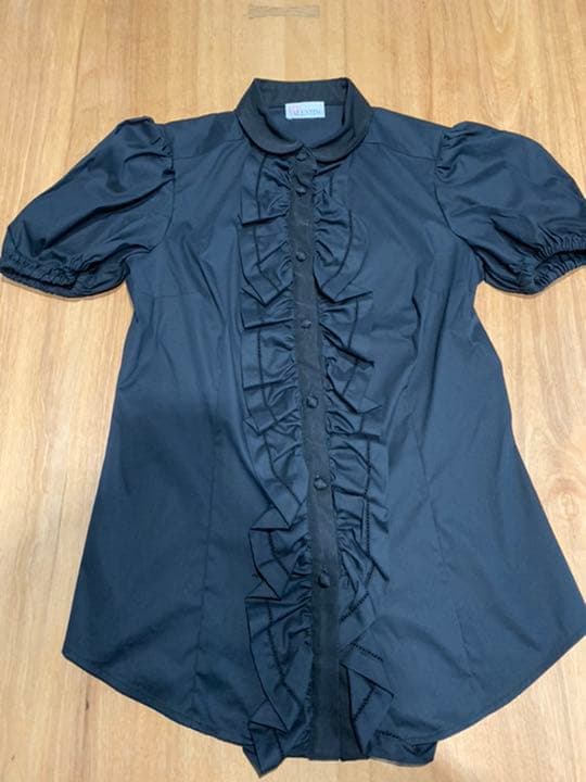 レッドヴァレンティノ 半袖フリルブラウス