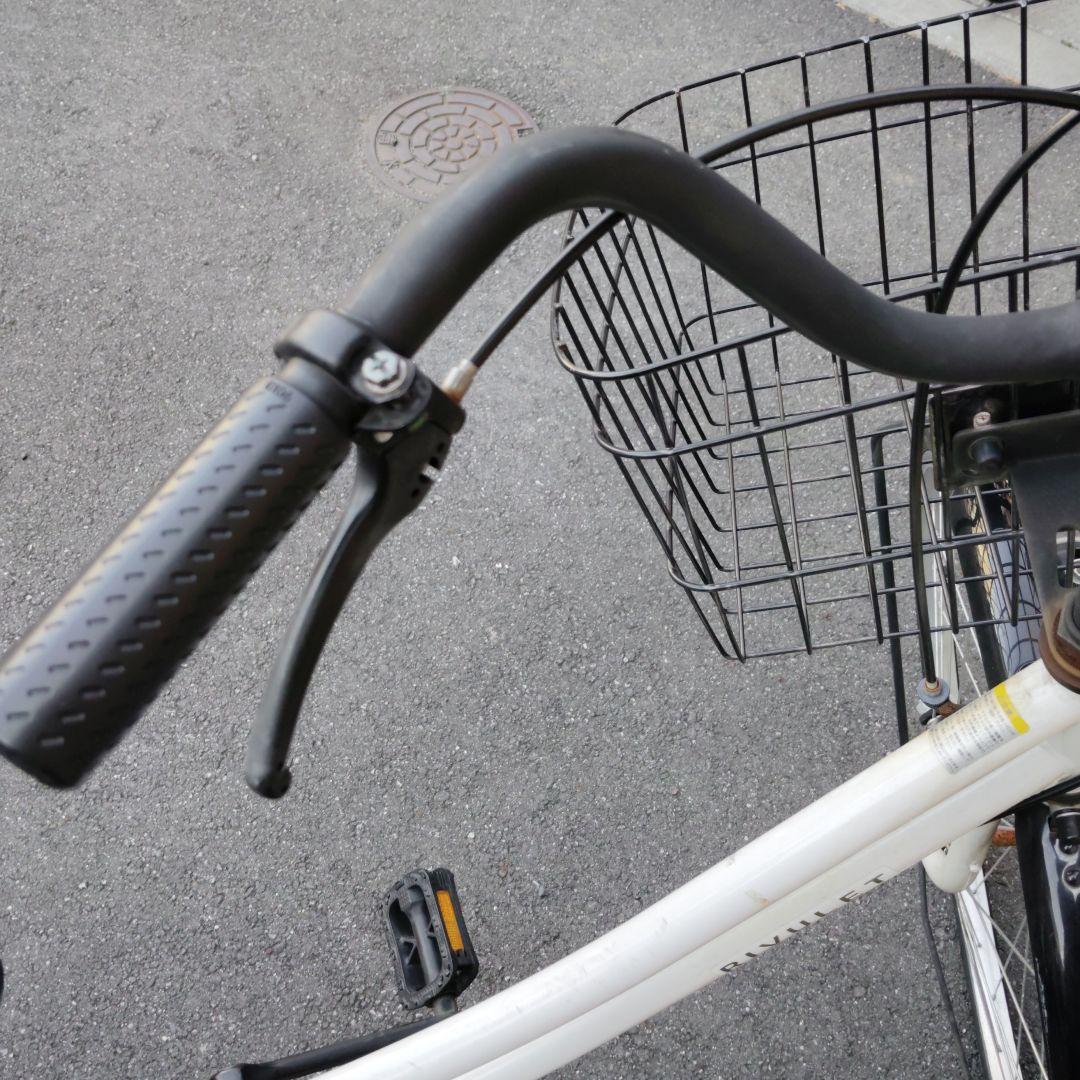 シティサイクル フラットハンドル 黒サドル