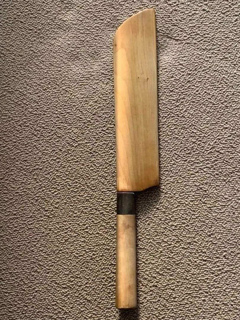 ★高級　純日本鋼包丁★佑成（スケナリ）★鎌型薄刃庖丁★