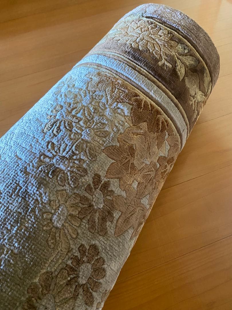 玄関マット　絨毯　中国　シルク