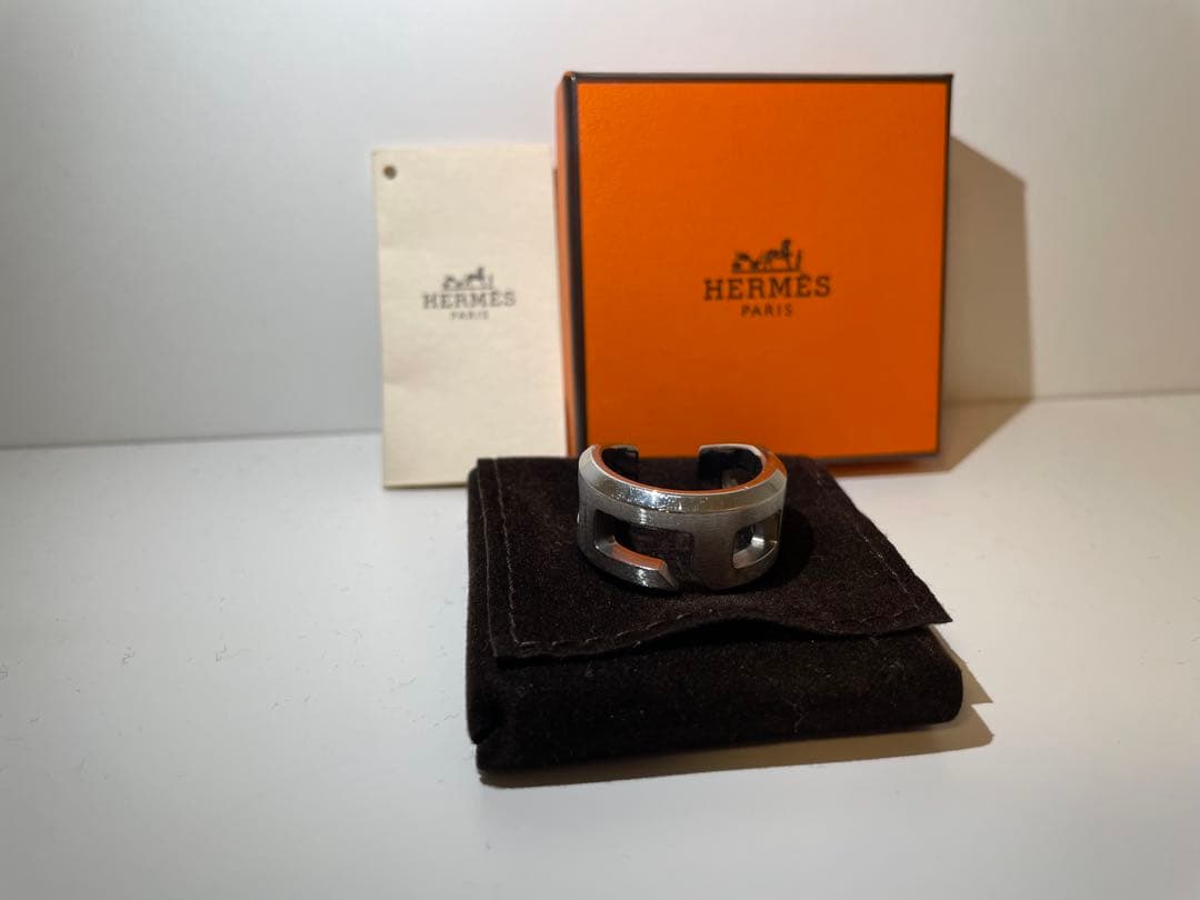 【すうちゃん】HERMES プレイリング　T60 ヴィンテージ　美品　20