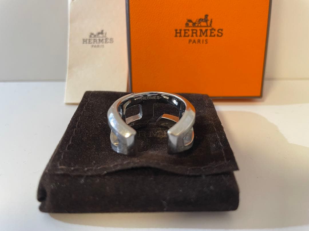 【すうちゃん】HERMES プレイリング　T60 ヴィンテージ　美品　20