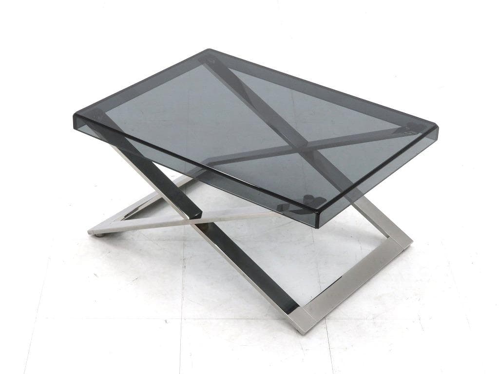 展示品　ポルトローナフラウ　ガラス　サイドテーブル　コーヒーテーブル　高級