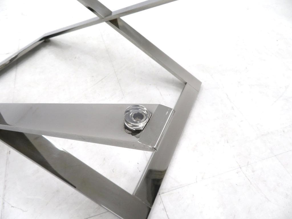 展示品　ポルトローナフラウ　ガラス　サイドテーブル　コーヒーテーブル　高級