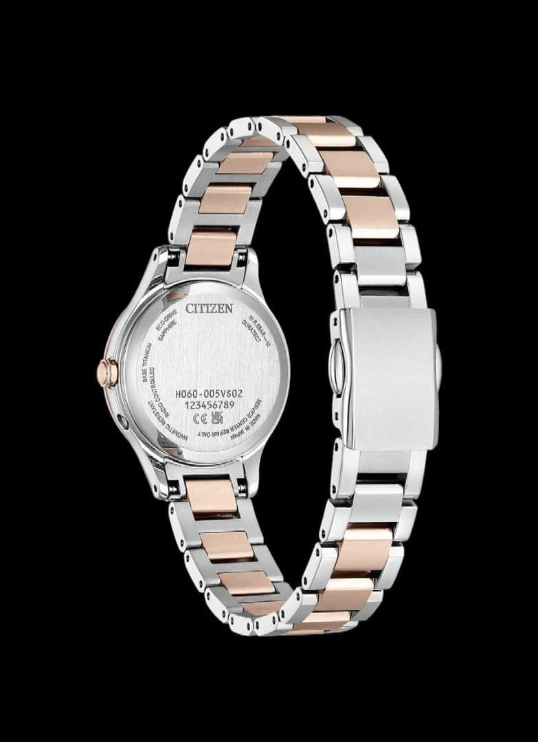 【美品】シチズン□クロスシー□さくらピンク□ES9496-64W